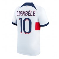 Paris Saint-Germain Ousmane Dembele #10 Gostujuci Dres 2023-24 Kratak Rukav